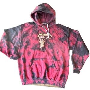 METALLICA One Red/Black Hoodie Size M